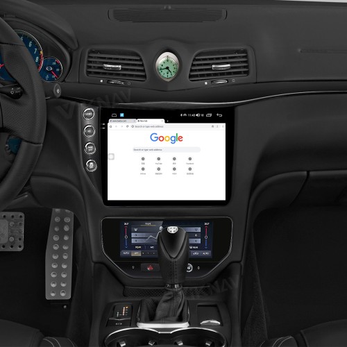 Viknav 10.25 Inch Android 8 Core Car Radio Player For Maserati GT GC GranTurismo 2007-2017  Car Multimedia Player GPS Navigation(Black Car Radio+AC)