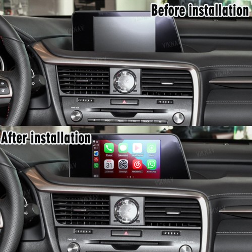 Viknav Fit For Original Car 8 Inch Screen Linux System For Lexus RX 2016 2017 2018 2019 Wireless Apple CarPlay Android Auto