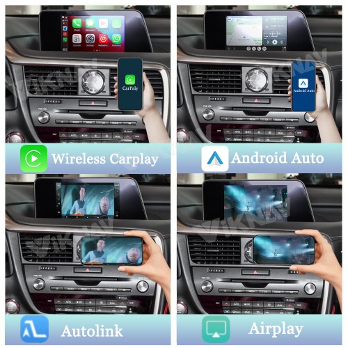 Viknav Fit For Original Car 8 Inch Screen Linux System For Lexus RX 2016 2017 2018 2019 Wireless Apple CarPlay Android Auto