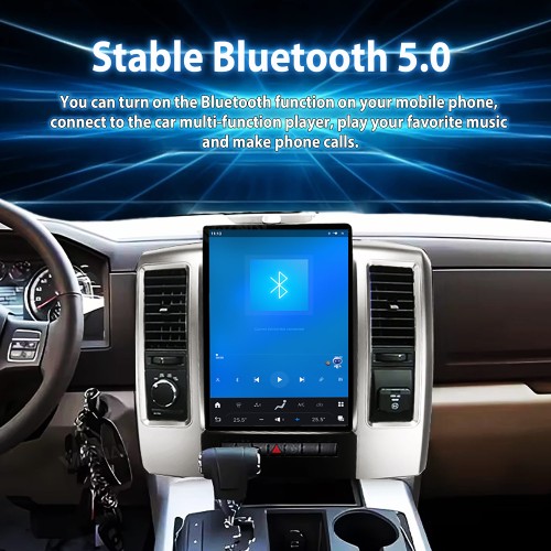 Viknav 13.8 inch Car Radio For Dodge RAM 2008-2011 Wireless Carplay Android 13 Touch Screen Multimedia Player Head Unit