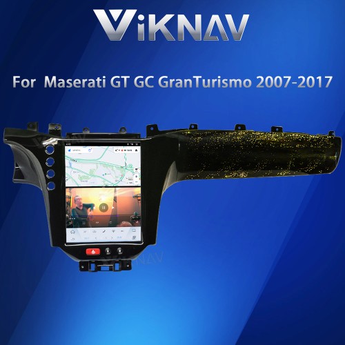 Viknav 13.6 Inch Android 8 Corefor Maserati GT 2007-2017 Touch Screen Head Unit car Stereo carplay Android auto GPS Navigation Multimedia Player Starlight Effect