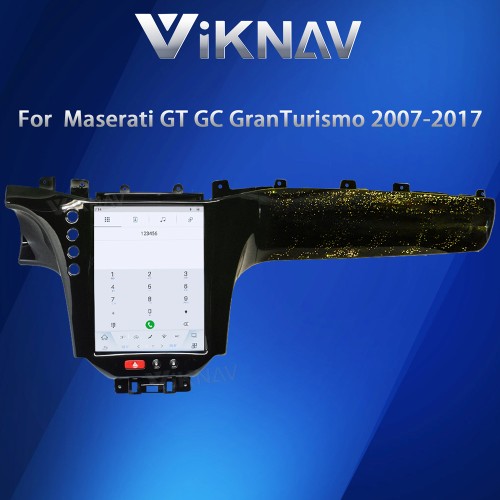 Viknav 13.6 Inch Android 8 Corefor Maserati GT 2007-2017 Touch Screen Head Unit car Stereo carplay Android auto GPS Navigation Multimedia Player Starlight Effect