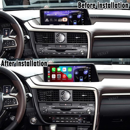 Viknav Fit For Original Car 12.3 Inch Screen Linux System For Lexus RX 2016 2017 2018 2019 Wireless Apple CarPlay Android Auto (Half Screen)