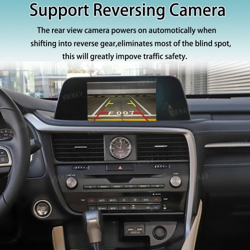 Viknav Fit For Original Car 8 Inch Screen Linux System For Lexus RX 2020 2021 2022 Wireless Apple CarPlay Android Auto