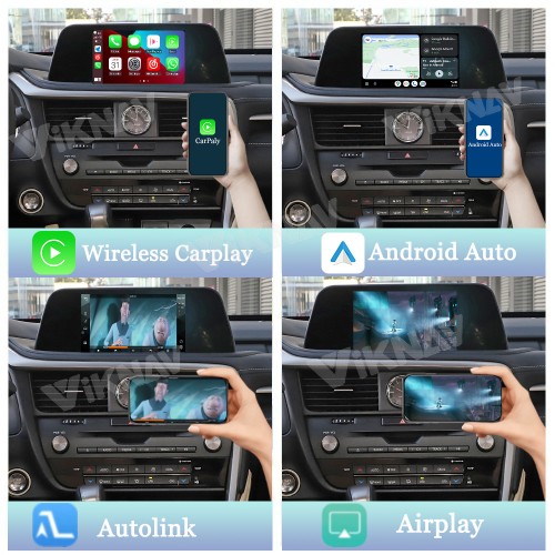 Viknav Fit For Original Car 8 Inch Screen Linux System For Lexus RX 2020 2021 2022 Wireless Apple CarPlay Android Auto