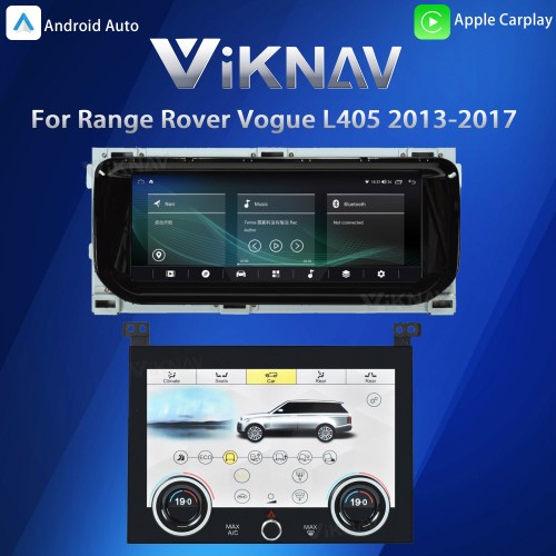 Viknav 10.25 Car Radio AC Panel For Land Range Rover Sport L405 2013-2017 Wireless Carplay Auto Stereo GPS Navigation Air Conditioning Climate Palyer
