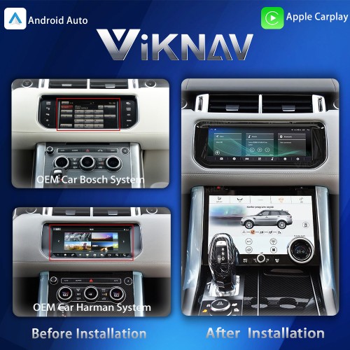 Viknav For Land Range Rover Vogue L494 2013-2017 Electronic Air Conditioning Switch New AC Panel Touch Screen Climate Control Dashboard