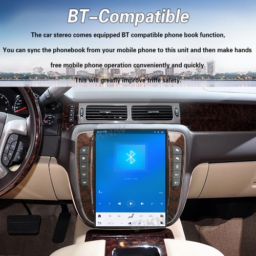 Viknav Upgrade 13.8 Inch Android Car Radio For GMC YUKON/Chevy Suburban Tahoe 2007-2013 Carplay GPS Navigation Multimedia Stereo Video Player(128GB)