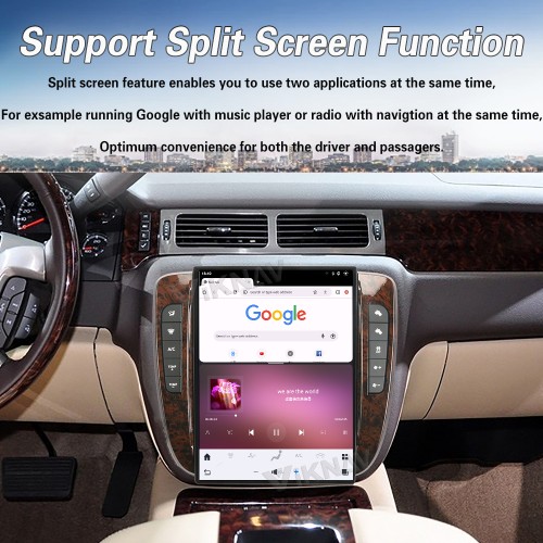 Viknav Upgrade 13.8 Inch Android Car Radio For GMC YUKON/Chevy Suburban Tahoe 2007-2013 Carplay GPS Navigation Multimedia Stereo Video Player(128GB)