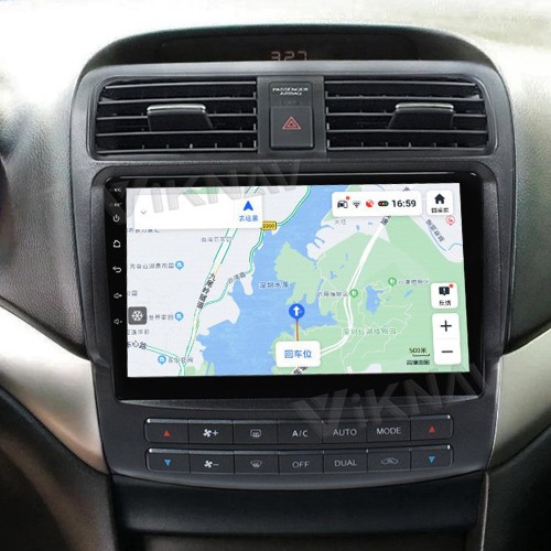 Viknav Android Car Radio For Honda Acura TSX 2004-2008 Car Stereo Receiver Touch Screen GPS Navigation Multimedia Player Head Unit(128GB)