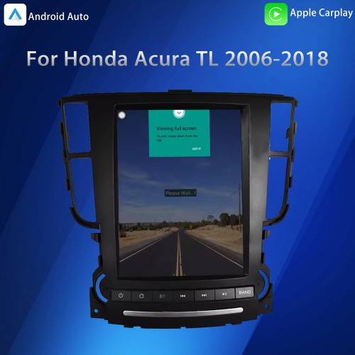 Viknav 2 Din Vertical Screen Car Radio For Honda Acura TL 2006-2018 Car radio Multimedia Player Android GPS Navigation Head Unit(128GB)