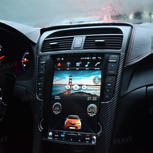 Viknav 2 Din Vertical Screen Car Radio For Honda Acura TL 2006-2018 Car radio Multimedia Player Android GPS Navigation Head Unit(128GB)