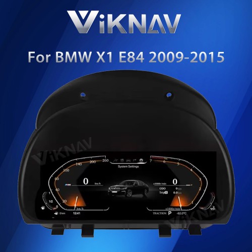 Viknav  11 inch For BMW X1 E84 2009-2015 Vertical Screen Car Speedometer Car Dashboard Digital Panel Head Unit