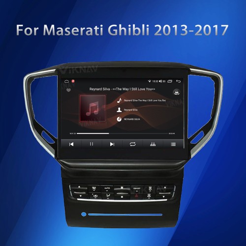 Viknav Car Radio For Maserati Ghibli 2013-2017 Touch Screen 10.4 inch GPS Navigation Multimedia Player Wireless Carplay Android Auto Stereo Head UNIT (128gb）