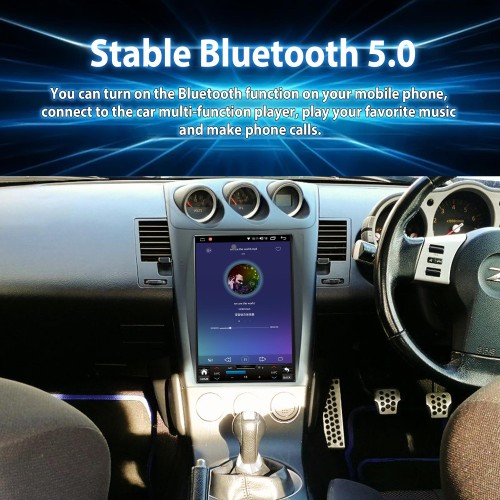 Viknav Car GPS Navigation For Nissan 350Z 2002-2007 RHD Touch Screen Audio Stereo Radio 12.1 inch Multimedia Player Wireless Carplay(64GB)