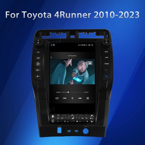 VIKNAV For Toyota 4Runner 2010-2023 Car Multimedia Player Android Touch Screen Replacement Car Radio GPS Navigation Auto Stereo Receiver Head Unit(128GB)