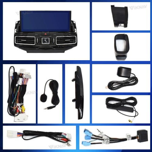 Viknav Anti-Glare Auto Audio Headunit For TOYOTA LAND CRUISER LC200 2016 -2020 GPS Navigation DVD Multimedia Player(128GB)