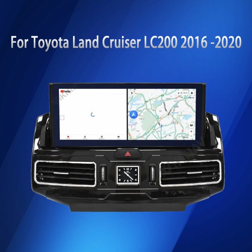 Viknav Anti-Glare Auto Audio Headunit For TOYOTA LAND CRUISER LC200 2016 -2020 GPS Navigation DVD Multimedia Player(128GB)