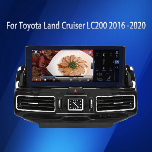 Viknav Anti-Glare Auto Audio Headunit For TOYOTA LAND CRUISER LC200 2016 -2020 GPS Navigation DVD Multimedia Player(128GB)