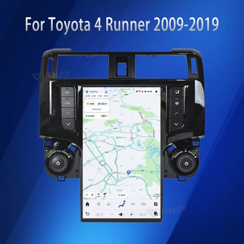 VIKNAV 2 Din Android Multimedia Player Car GPS Radio Stereo For Toyota 4 Runner 2009-2019 Navigation Wireless Carplay Receiver(128GB)
