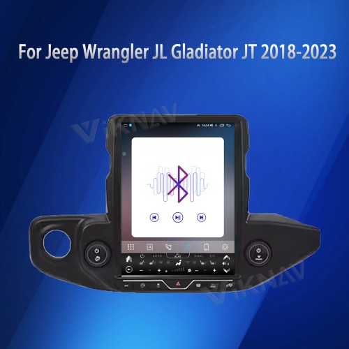 VIKNAV Touch Screen Head Unit Replacement For  Jeep Wrangler JL Gladiator JT. 2018-2023 Car Radio Support Carplay And Android Auto(128GB)