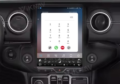 VIKNAV Touch Screen Head Unit Replacement For  Jeep Wrangler JL Gladiator JT. 2018-2023 Car Radio Support Carplay And Android Auto(128GB)