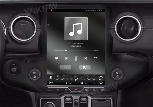 VIKNAV Touch Screen Head Unit Replacement For  Jeep Wrangler JL Gladiator JT. 2018-2023 Car Radio Support Carplay And Android Auto(128GB)