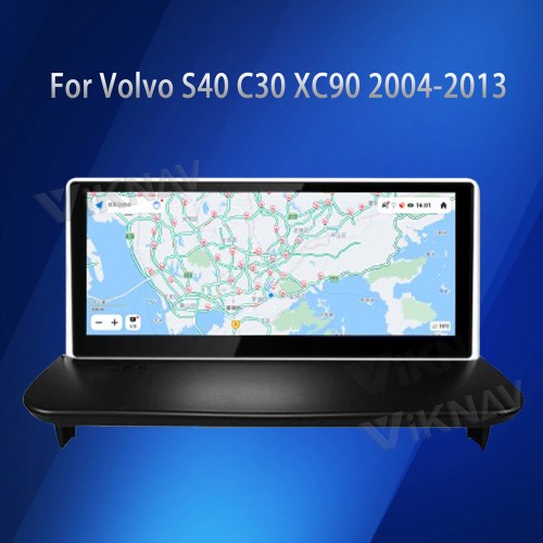 Viknav Android Car Radio For Volvo S40 C30 XC90 2004-2013 With Screen GPS Navigation Auto Stereo Audio Video Multimedia DVD Player 2 Din(128GB)