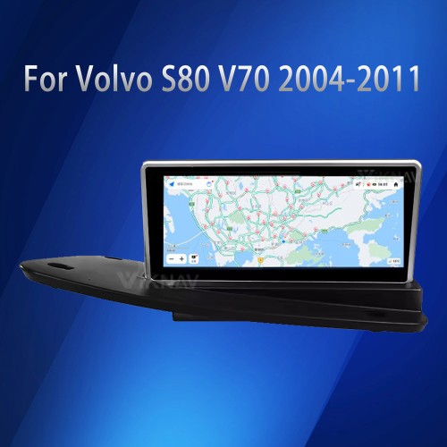 Viknav Android Car Radio For Volvo S80 V70 2004-2011 Built-in Carplay 8.8 Inch GPS Navigation Multimedia Player Touch Screen Head Unit(128GB)