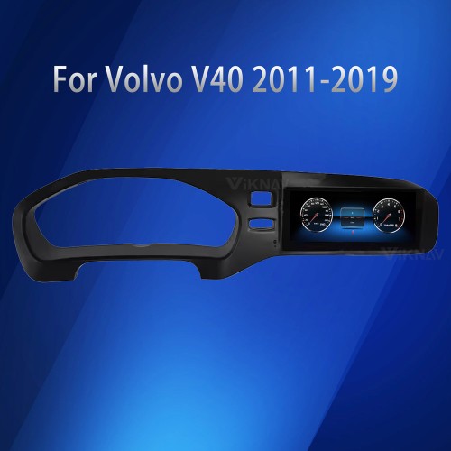 Viknav Android Car GPS Navigation For Volvo v40 2011-2019 LHD LCD Touch Screen wireless Carplay 8.8inch Car Radio Video Player Head Unit(128GB)