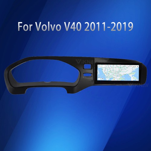 Viknav Android Car GPS Navigation For Volvo v40 2011-2019 LHD LCD Touch Screen wireless Carplay 8.8inch Car Radio Video Player Head Unit(128GB)