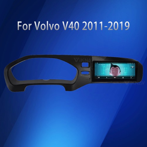 Viknav Android Car GPS Navigation For Volvo v40 2011-2019 LHD LCD Touch Screen wireless Carplay 8.8inch Car Radio Video Player Head Unit(128GB)