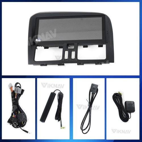 VIKNAV For Volvo XC60 2009-2017 LHD Car Radio Android Auto Audio Multimedia Player GPS Navigation Tape Recorder 2 Din Autoradio HD Screen(128GB)