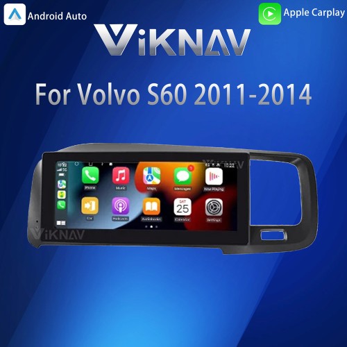 Android Car Stereo Car Radio Tesla Style Multimedia Player For Volvo S60 2011-2014 GPS Navigation DVD Player Head Unit (128GB)