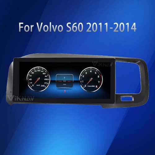Android Car Stereo Car Radio Tesla Style Multimedia Player For Volvo S60 2011-2014 GPS Navigation DVD Player Head Unit (128GB)