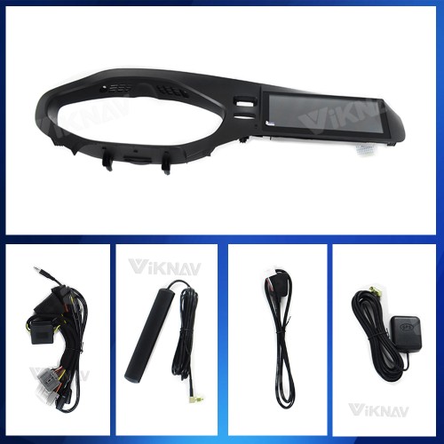 Viknav Android Car GPS Navigation For Volvo v40 2011-2019 RHD LCD Touch Screen wireless Carplay 8.8inch Car Radio Video Player Head Unit(128GB)