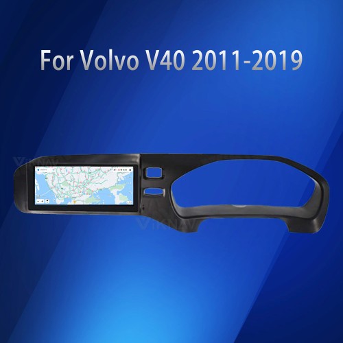 Viknav Android Car GPS Navigation For Volvo v40 2011-2019 RHD LCD Touch Screen wireless Carplay 8.8inch Car Radio Video Player Head Unit(128GB)