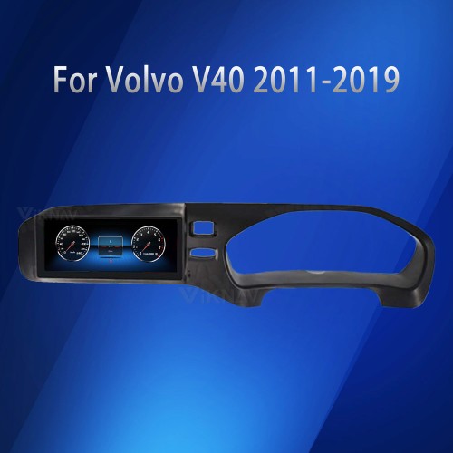 Viknav Android Car GPS Navigation For Volvo v40 2011-2019 RHD LCD Touch Screen wireless Carplay 8.8inch Car Radio Video Player Head Unit(128GB)