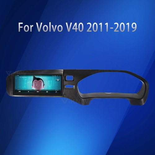 Viknav Android Car GPS Navigation For Volvo v40 2011-2019 RHD LCD Touch Screen wireless Carplay 8.8inch Car Radio Video Player Head Unit(128GB)