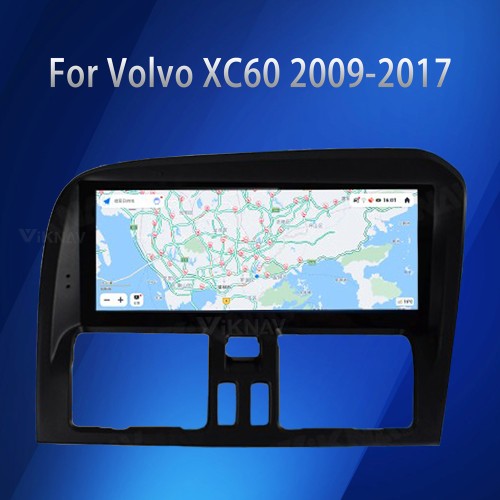 VIKNAV For Volvo XC60 2009-2017 RHD Car Radio Android Auto Audio Multimedia Player GPS Navigation Tape Recorder 2 Din Autoradio HD Screen(128GB)