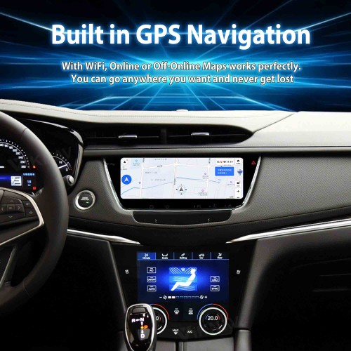 Viknav Newest AC Panel Display For Cadillac XT5 XT6 2016-2023 LCD Touch Screen LCD Air Condition Control Stereo Climate