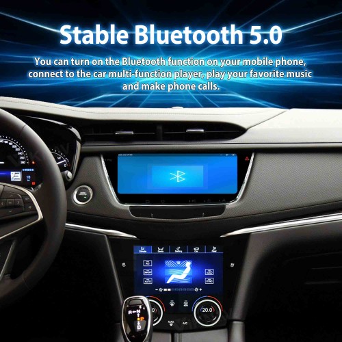 Viknav Newest AC Panel Display For Cadillac XT5 XT6 2016-2023 LCD Touch Screen LCD Air Condition Control Stereo Climate