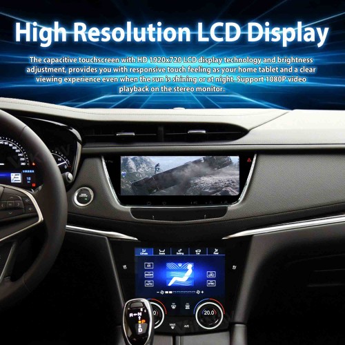 Viknav Newest AC Panel Display For Cadillac XT5 XT6 2016-2023 LCD Touch Screen LCD Air Condition Control Stereo Climate