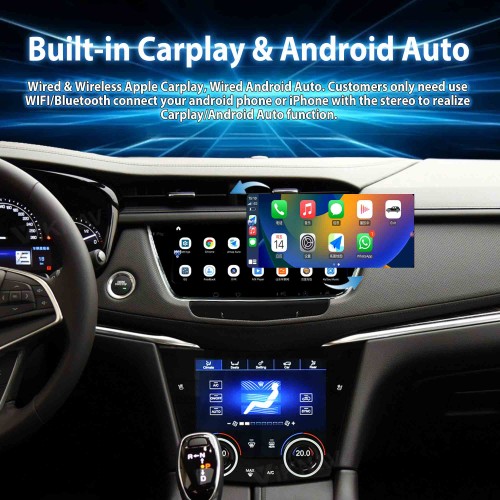 Viknav Newest AC Panel Display For Cadillac XT5 XT6 2016-2023 LCD Touch Screen LCD Air Condition Control Stereo Climate