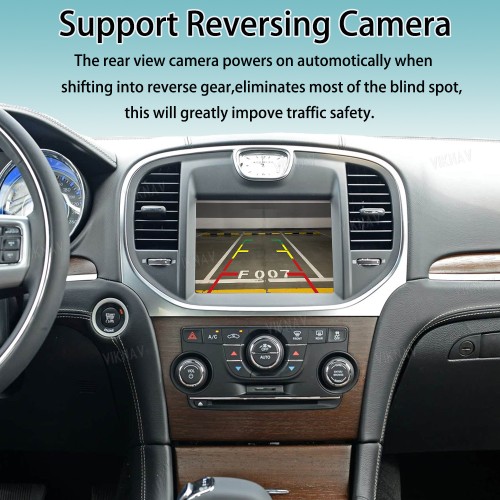 Viknav Linux System Interface Box For Chrysler 300C 2012-2016  Wireless Apple CarPlay Android Auto Stereo Only Support Original Car Screen
