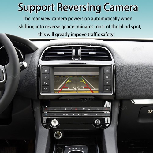 Viknav Linux System Interface Box For Jaguar XE XEL XF F-PACE 2016-2019 Wireless Apple CarPlay Android Auto Stereo Only Support Original Car Screen