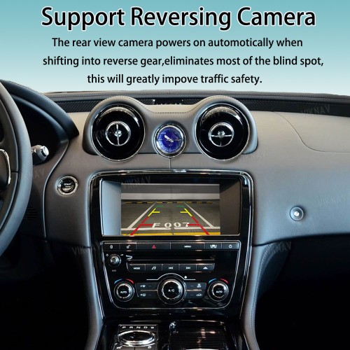 Viknav Linux System Interface Box For Jaguar XJ XJL 2010-2018 Wireless Apple CarPlay Android Auto Stereo Only Support Original Car Screen