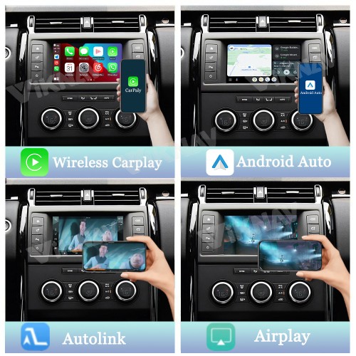 Viknav Linux System Interface Box For Land Rover Discovery 5 L462 2017- Wireless Apple CarPlay Android Auto Stereo Only Support Original Car Screen