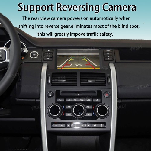 Viknav Linux System Interface Box For Land Rover Discovery Sport L550 2015-2019 Wireless Apple CarPlay Android Auto Stereo Only Support Original Car Screen