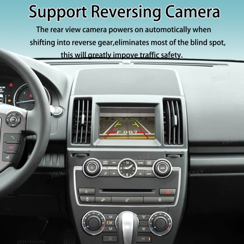 Viknav Linux System Interface Box For Land Rover Freelander 2 2013-2015 Wireless Apple CarPlay Android Auto Stereo Only Support Original Car Screen
